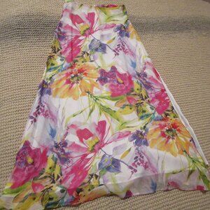 Yumi Kim (Ariel) Silk Skirt in Abstract Floral Print